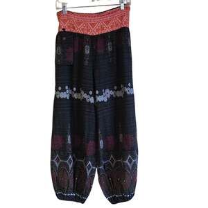 Kamana boho cotton harem pants size medium